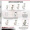 Service Caster 5 Inch Kingpinless Nylon Wheel Caster Brakes 2 Swivel Locks, 4PK SCC-KP30S520-NYR-SLB-BSL-2-SLB-2 - alternate 4